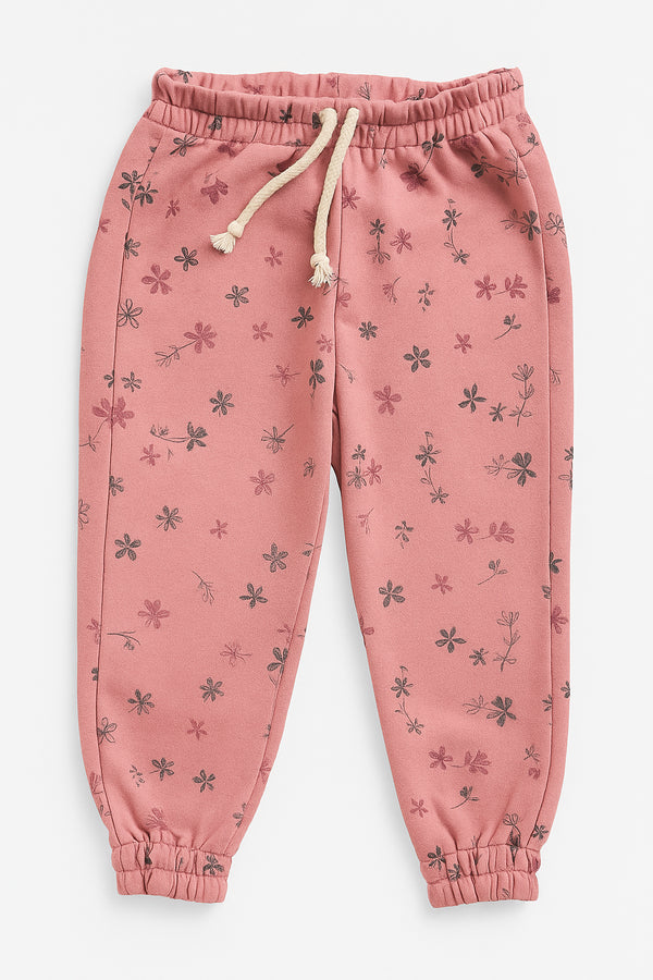 LEFTIES Tea pink flowers Trouser for girls